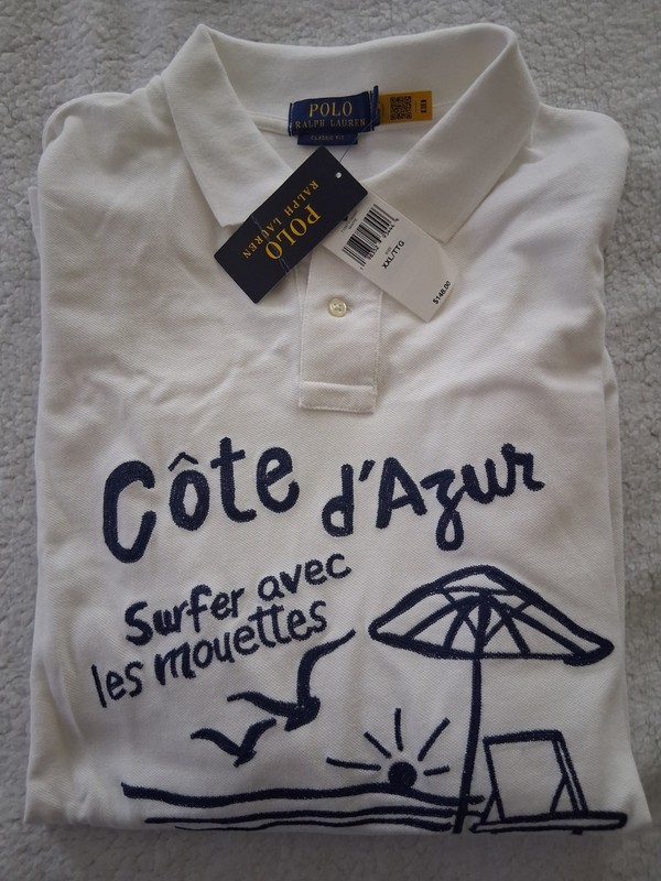 New Ralph Lauren Polo Mens 2XL  Cote d'Azur Surfer Casual NWT 