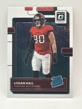 2022 Donruss Optic - #299 Logan Hall RC Optic Rated Rookie - Buccaneers