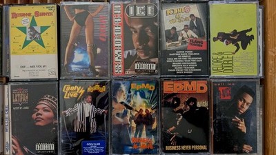 80's/90's Rap Cassette Lot Old School Hip Hop Tapes Rare Out Of Print HTF L@@k 2
