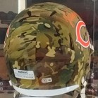 JUSTIN FIELDS AUTOGRAPHED BEARS CAMO FULL SIZE SPEED HELMET BECKETT — photo 4