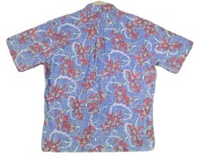 Reyn Spooner Chemise Hawaïenne Fleurs Floral 100%Rayon Violet XL EUC