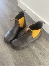 Blundstone # 1919 Brown Mustard leather  Chelsea Boots UK 11  RRP £175 Used 