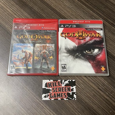ＰＳ３　本体＋ソフト１９点　豪華セット 海外NG God of War Collection I + II + III PlayStation 3 PS3 Brand New