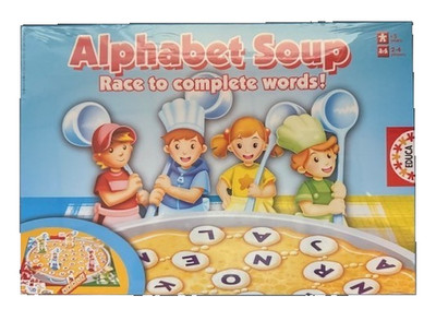 NEW - Educa Borras Alphabet Soup Race To Complete Words
