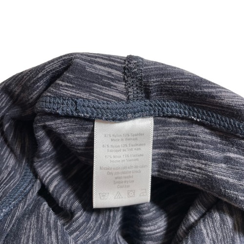 ALO Women's Space Dye Capri Workout Leggings Blue Gray Activewear Gym Activewear - Picture 7 of 8