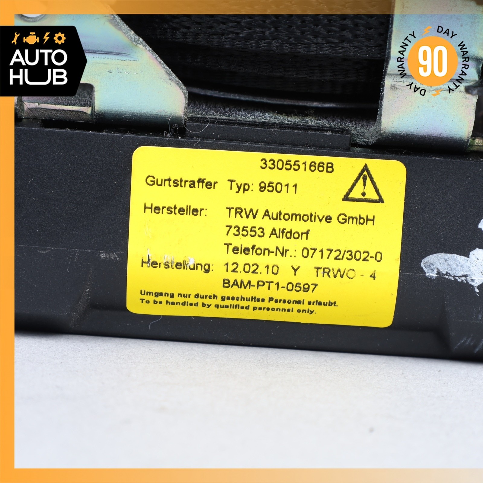 10-19 Maserati GranTurismo S M145 4.7L Front Left Side Seat Belt OEM 23k
