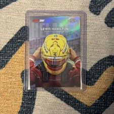 2025 Topps Chrome Formula 1 F1 Lewis Hamilton Helmet Collection Refractor HC-2