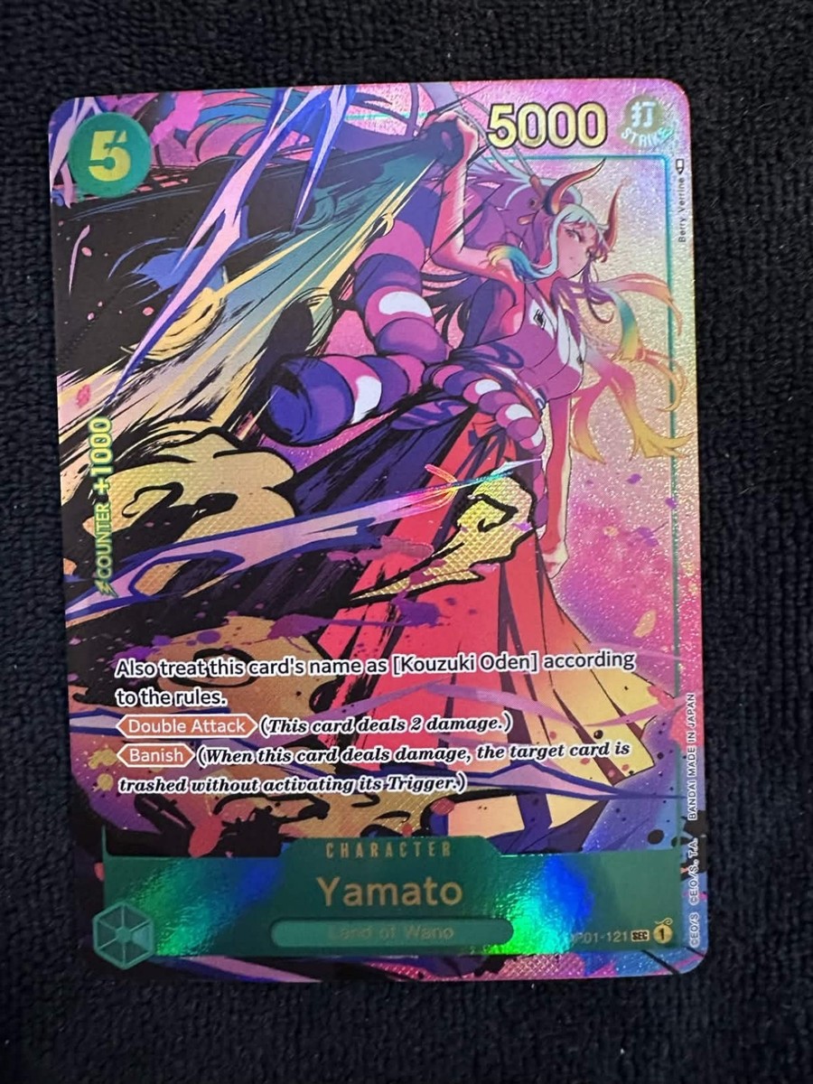 ENGLISH Yamato - OP01-121 Romance Dawn- SEC - PARALLEL ART - Foil