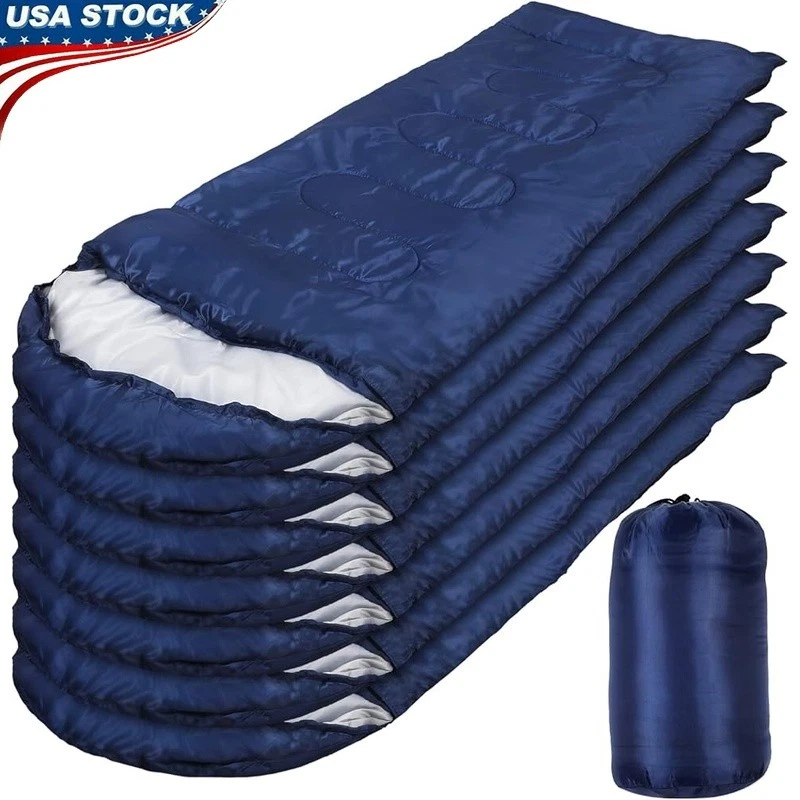 10 Packs Lightweight Sleeping Bags Waterproof Portable All Season Camping New
