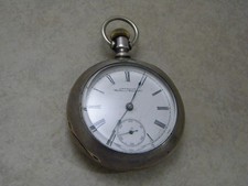 Waltham- Coin Silver- 6252112- 1883- Openface- Pocket Watch