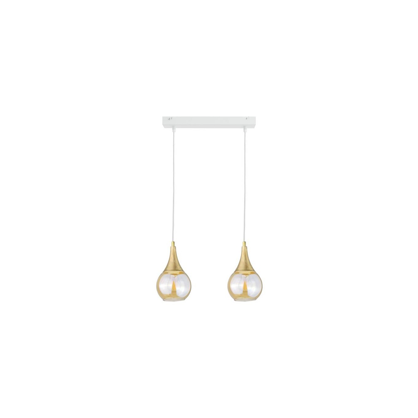 Modern Pendant Lamp 2xE27 LACRIMA WHITE 2323