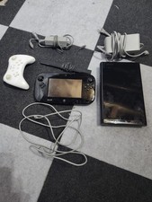 Wii U Console Black 32GB Complete Bundles and Sets! All Cords!