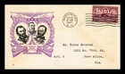 US COVER ARMY HEROES SHERMAN GRANT SHERIDAN FDC SCOTT 787 LINPRINT CACHET