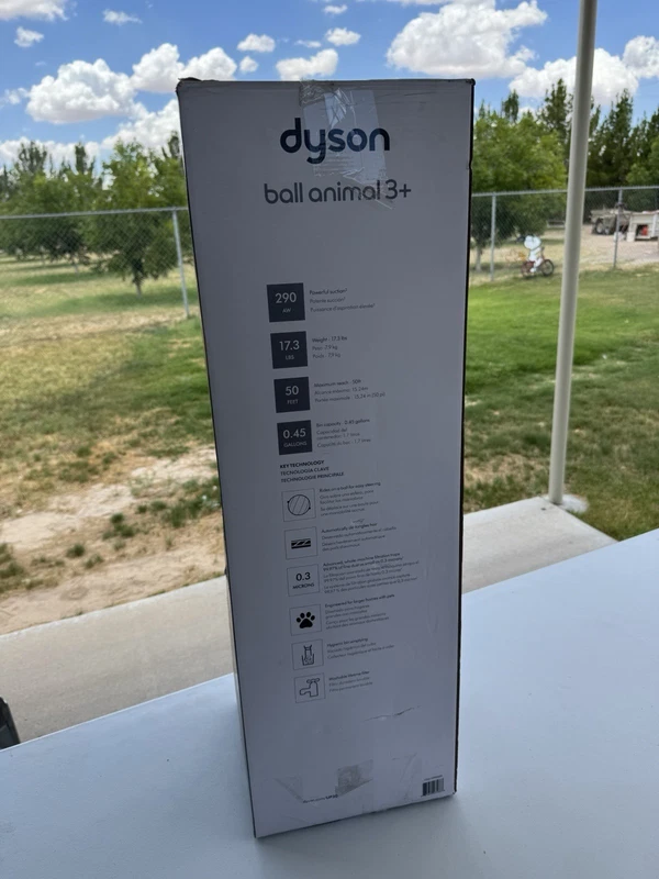 Dyson Ball Animal 3+ upright in silver nickel