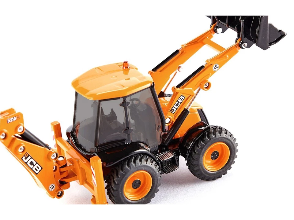 2023 JCB 4CX Backhoe Loader Diecast Model Yellow 1/50 Scale Siku - Image 2 of 4