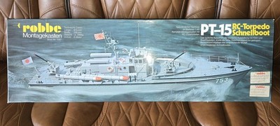NIB Very Rare Robbe PT-15 RC Torpedo Schnellboot Montagekasten Best NR. 1097
