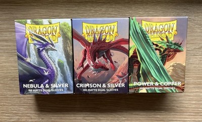 Dragon Shield Sleeves Matte Dual Set Of 3