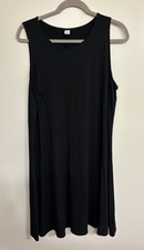 Old Navy Women’s Sleeveless Cotton Black Dress Xl Stretchy
