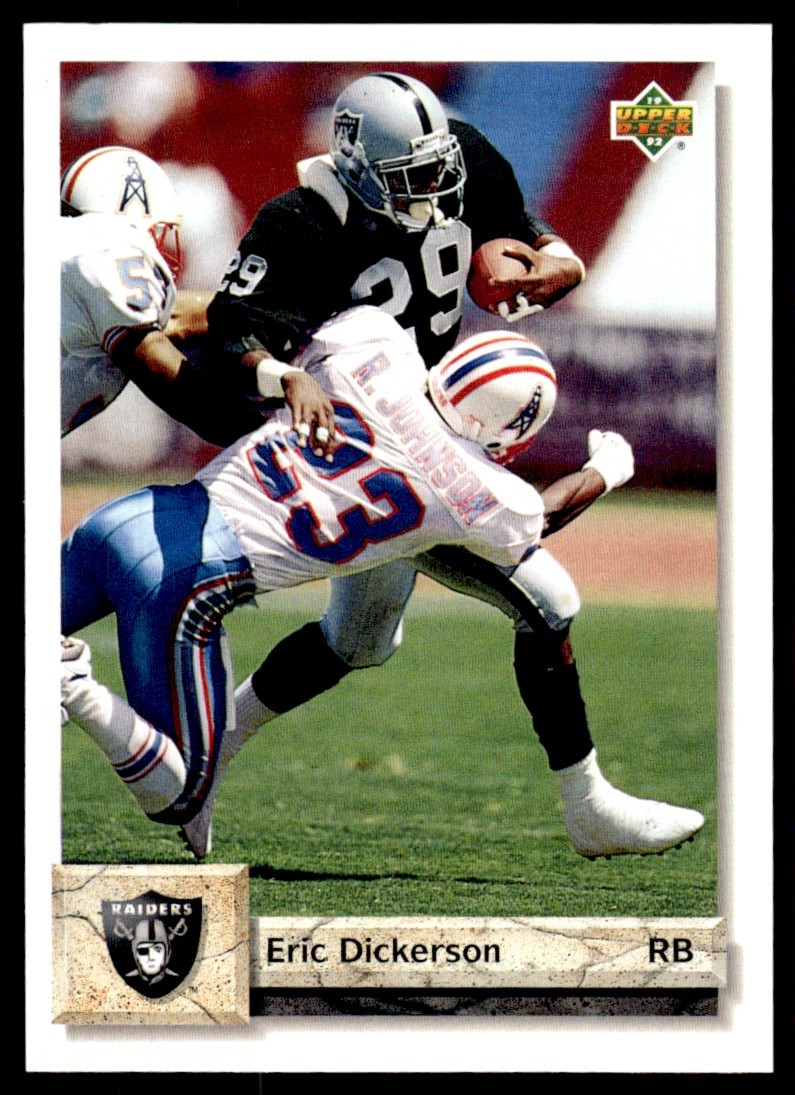 1992 Upper Deck Eric Dickerson Los Angeles Raiders #580