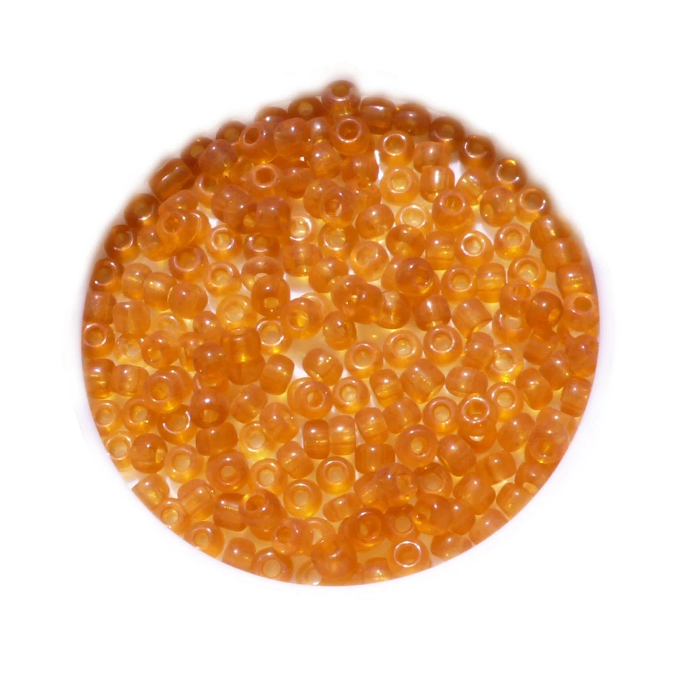 Lote de 9 Bolsas Surtidas Cuentas de Vidrio Semilla y Corneta 132 Gramos De Colección Sin Usar Foto 3 de 4