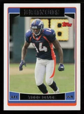 2006 Topps #34 Todd DeVoe RC Rookie Denver Broncos Football Card