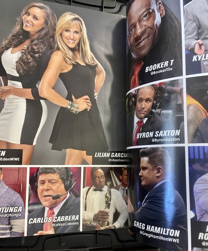 WWE OFFIZIELLES SOUVENIR EVENT PROGRAMM 2015-2016 CENA LESNAR BESTATTER MIT POSTER - Bild 6 von 6