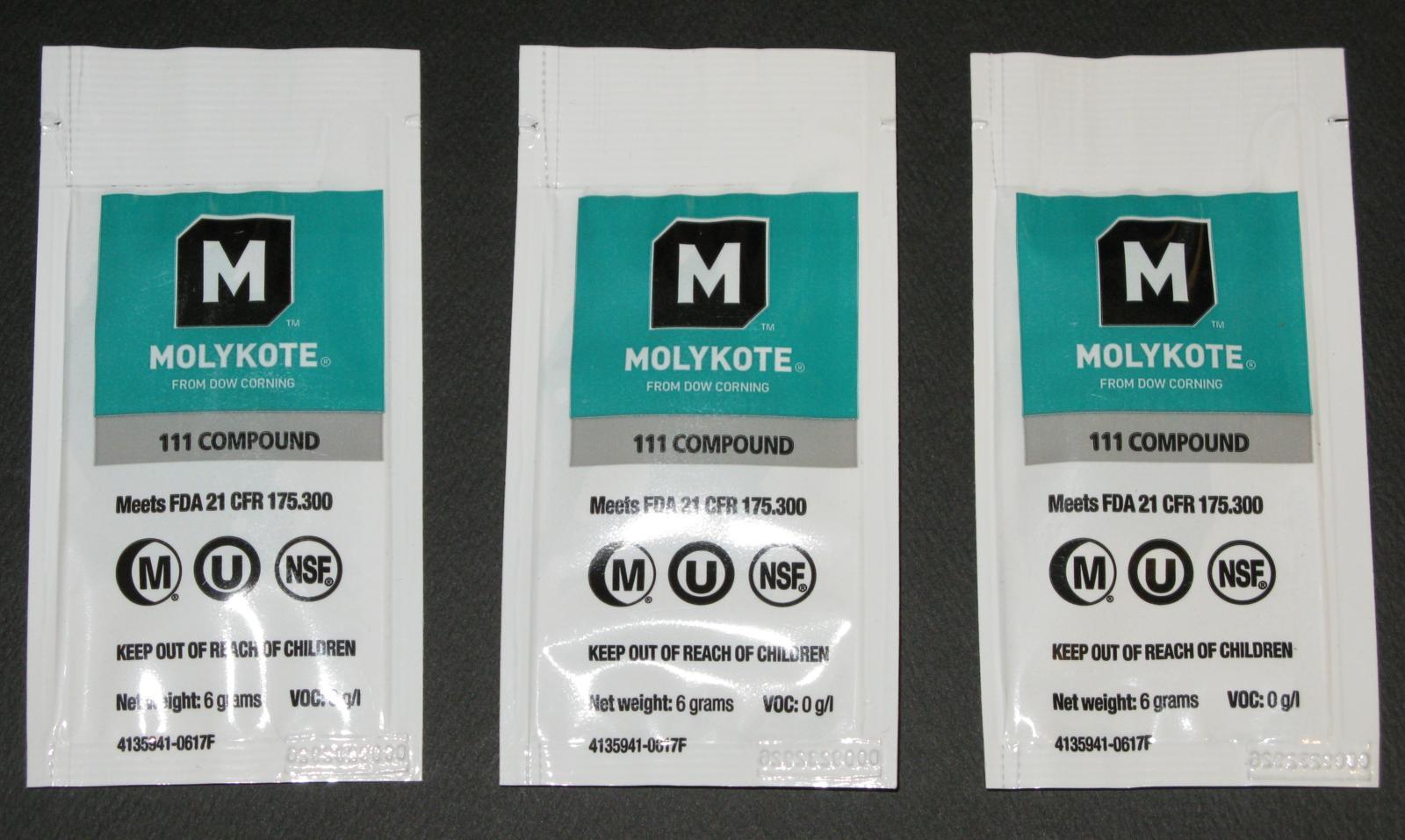 Espresso machine O-ring seal lubricant grease Dupoint MOLYKO