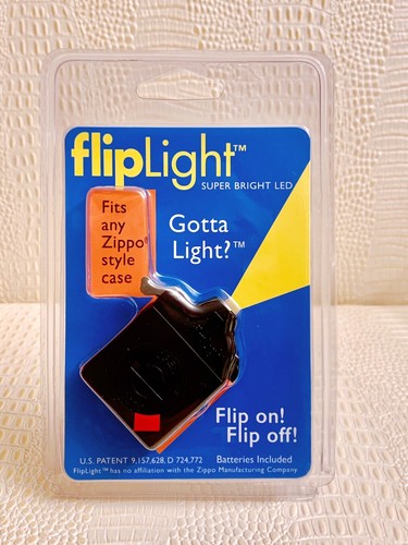 FlipLight Super Bright LED Flashlight for ZIPPO Lighter Cases - Picture 1 of 2