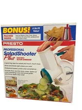 SEALED Vintage 90s Presto Salad Shooter Professional Plus Slicer Shredder 1994