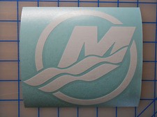Mercury "M" Logo Sticker Decal 4" 5.5" 7.5" Verado Outboard Carbs Prop 4 Stroke