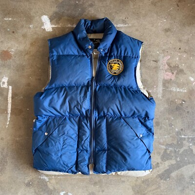 70s - 80s VINTAGE NATIONAL RIFLE ASSOCIATION (NRA) DOWN PUFFER VEST SZ L JACKET