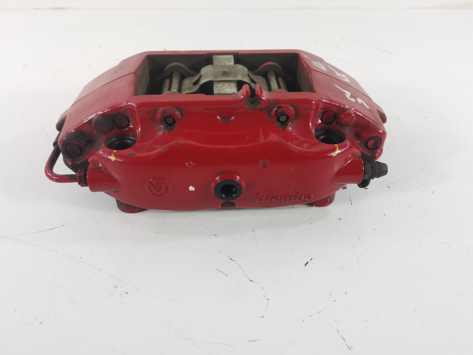 14 MASERATI GRANTURISMO REAR BREMBO RED BRAKE CALIPER SET OEM