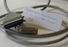 3 Paralell Printer cable 36 pin centronics - 25 pin 6 feet approx 3 blue game