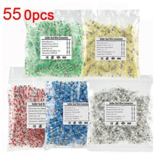 550/100PCS Waterproof Solder Seal Sleeve Heat Shrink Wire Connectors Terminals