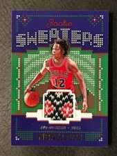 AYO DOSUNMU 2021-22 Panini NBA Hoops Winter Edition SWEATERS RELIC Bulls rookie