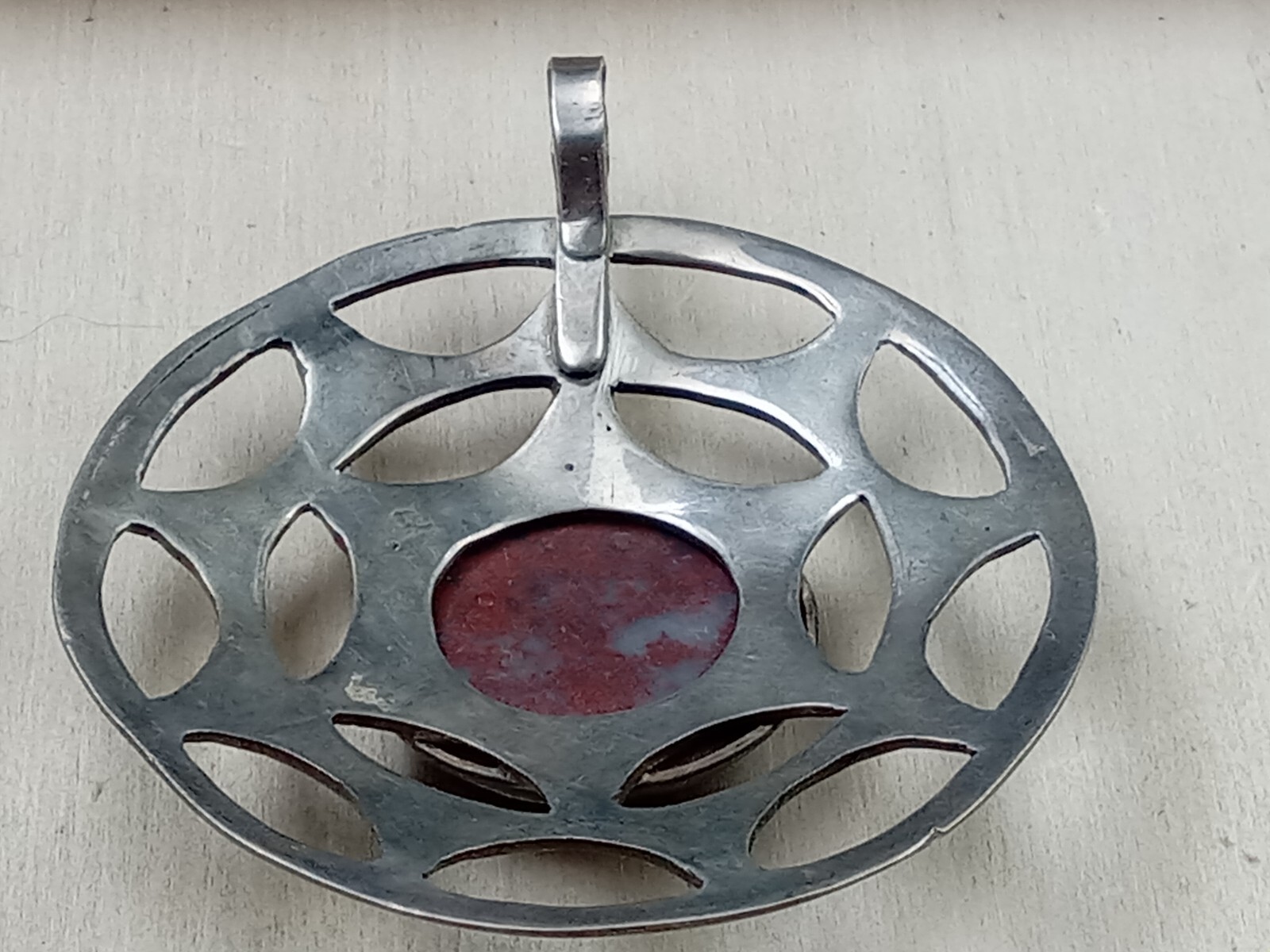 Statement Fine Artisan 3" Statement Size Silver P… - image 4