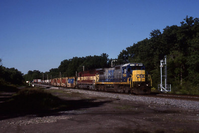 CSX C40-8 7540 & WC ON Q138 ACTION 2005 CSXT ORIGINAL SLIDE | eBay