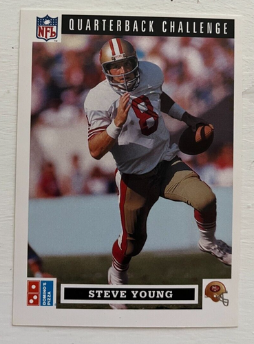 1991 Upper Deck Domino's Pizza Quarterback Challenge Steve Young #26 - 49ers