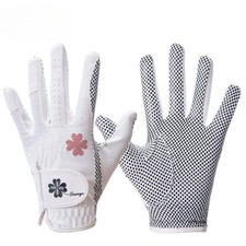 Women's Gloves PU Leather Left and Right Hands 1 Pair of Anti Slip Particles New