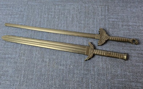 Black Tai Chi Heavy Duty Sword Martial Arts Kung Fu Practice Training Swords 2x