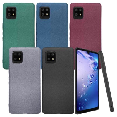 SHARP AQUOS Zero 6 ブラック 本体 For Sharp Aquos Zero6 Aquos Air RockSand Matte Rubber