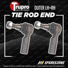 Pair Trupro Outer Tie Rod Ends for Ford Transit VH VJ VM Van 2/2000-2012
