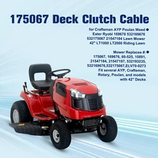 175067 169676 21547184 Deck Engagement Cable Fits Craftsman Fits Husqvarna