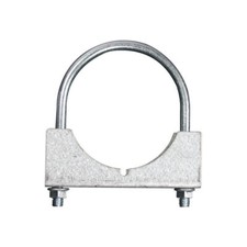Exhaust Muffler Clamp U-Bolt Saddle Style for Pipe 45mm