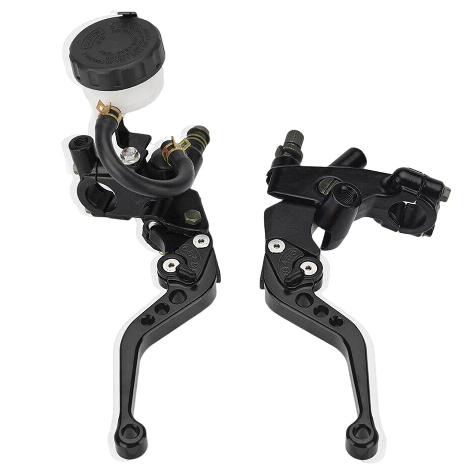 For Suzuki GS500F GSXR600 GSXR750 Brake Clutch Levers Master Cylinder Reservoir Foto 2 de 4