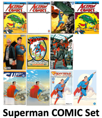 Superman Day 2025 MEGA PACK Set LOT Facsimile & MUCH MORE Nicolas Cage GUNN