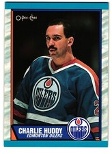 1989-90 O-Pee-Chee #158 Charlie Huddy Edmonton Oilers