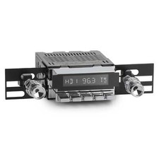 1965-67 Dodge Coronet Redondo Rs Radio Retrosound Aux Am Fm Chrome