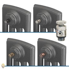 Cast Iron Radiators Bleed Valve 1/8" BSP Luxury (5 Colours)