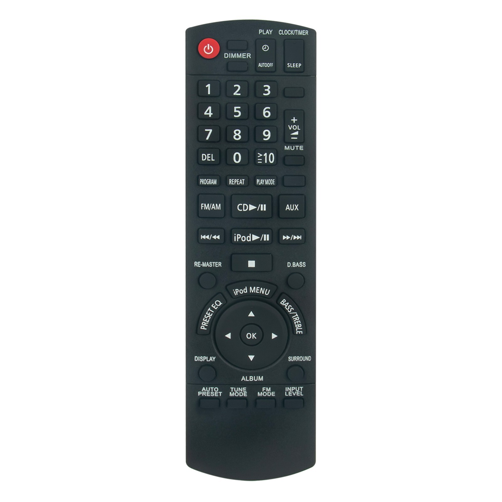 N2QAYC000057 VINABTY Nuovo telecomando infrarosso per Panasonic Hi-Fi Audio System SC-HC37 SC-HC57
